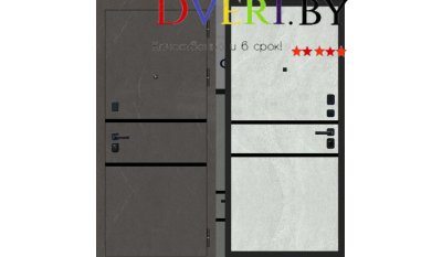 M108 ФЛП-121 Мрамор грей темный - ФЛП-121 Мрамор грей светлый