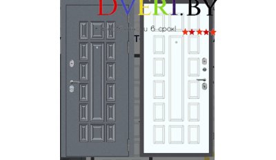 M54 с фрезеровкой Букле графит - ФЛТ-6 Velluto Bianco AG 700