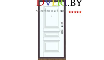 M53 с фрезеровкой Букле опал - ФЛ-10 Velluto Bianco AG 700