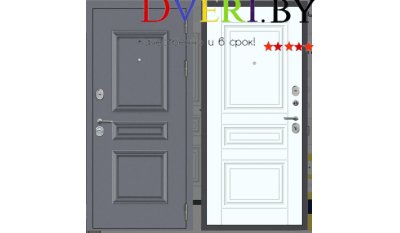 M52 с фрезеровкой Букле графит - ФЛ-10 Velluto Bianco AG 700