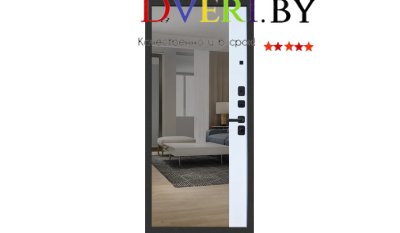 M101 ФЛП-26 Черная шагрень - ФЛЗ-23 Velluto Bianco AG 700