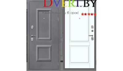 M50 штамп 2 квадрата Букле графит - ФЛ-30 Velluto Bianco AG 700