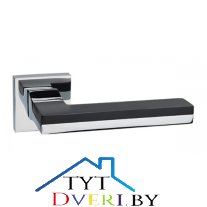 Ручка дверная Квадро KB Z1940E15 (Арни) (PC/Black)