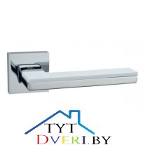 Ручка дверная Квадро КВ Z1940Е15 (Арни) (PC/White)