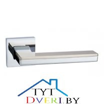 Ручка дверная Квадро КВ Z1940Е15 (Арни) (SN/PC)