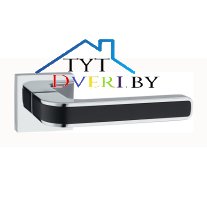 Ручка дверная Рико КВ A1549Е (LOCKit) (PC/Black)