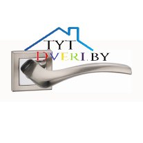 Ручка дверная Фьюджи КВ. A1430E8 (LOCKit) (SN/PC)