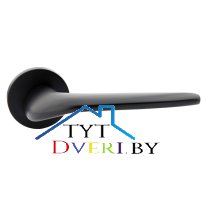 Ручка дверная Россо на круглой розетке (MB)