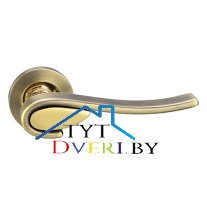 Ручка 073-16E Handle on Round rose MAB/GP