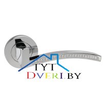 Ручка 105CR-16E Handle on Round rose CP