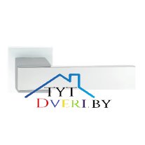 Ручка 042-15E Handle on Square rose WHITE/CP