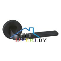 Ручка 072-16E Handle on Round rose BLACK