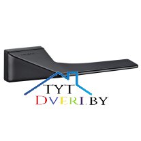 Ручка 123-24E Handle on Square rose BLACK