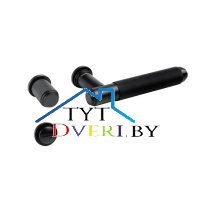 Ручка EXA WC на розетках Minimal черный матовый