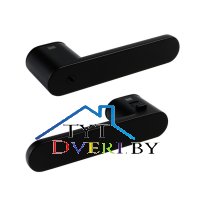 Ручка дверная AVUS ONE черный матовый L