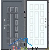 M54 с фрезеровкой Букле графит - ФЛТ-6 Velluto Bianco AG 700
