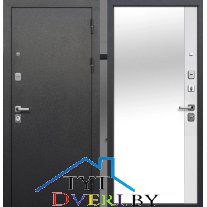 Гарда 9 Зеркало Эмалит Белый Антик серебро - Эмалит белый