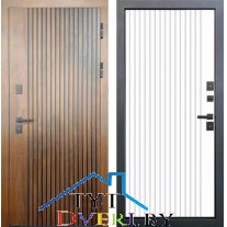 Протерма мдф/мдф Орех грецкий - Белый